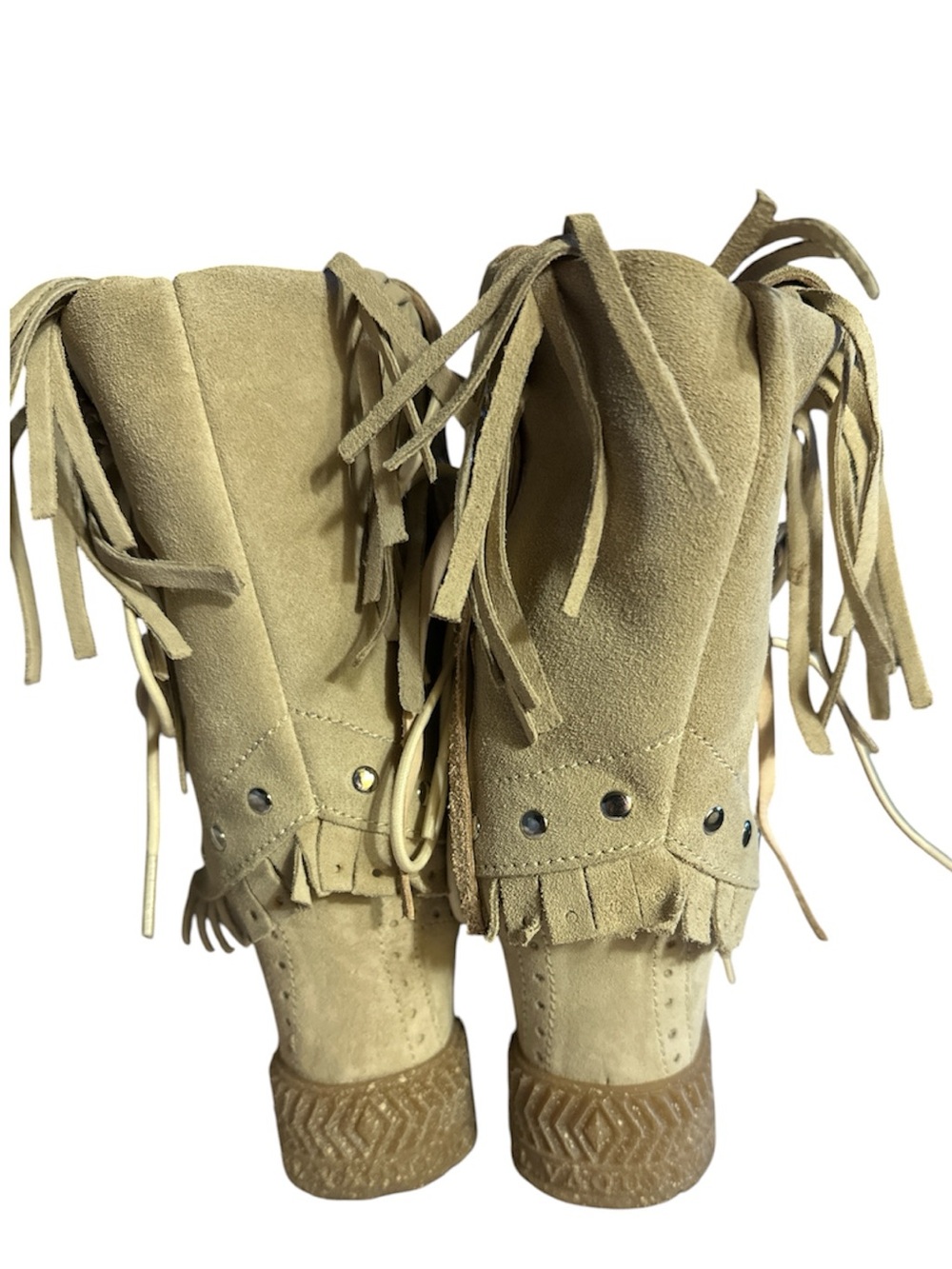 Free People El Vaquero Festival Foldover Mocc Boots NEW Size EU 37 - Picture 6 of 9